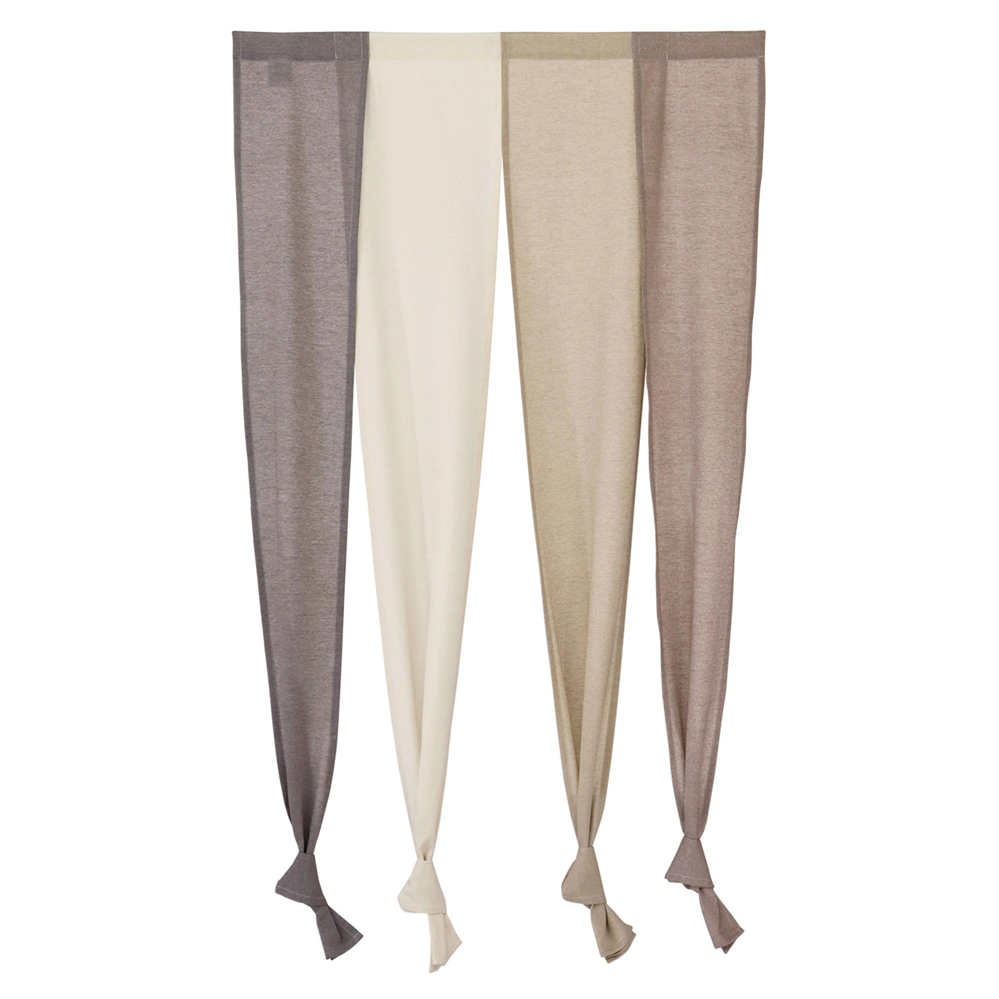 Seine Brown Linen Curtain Panel 85×170cm