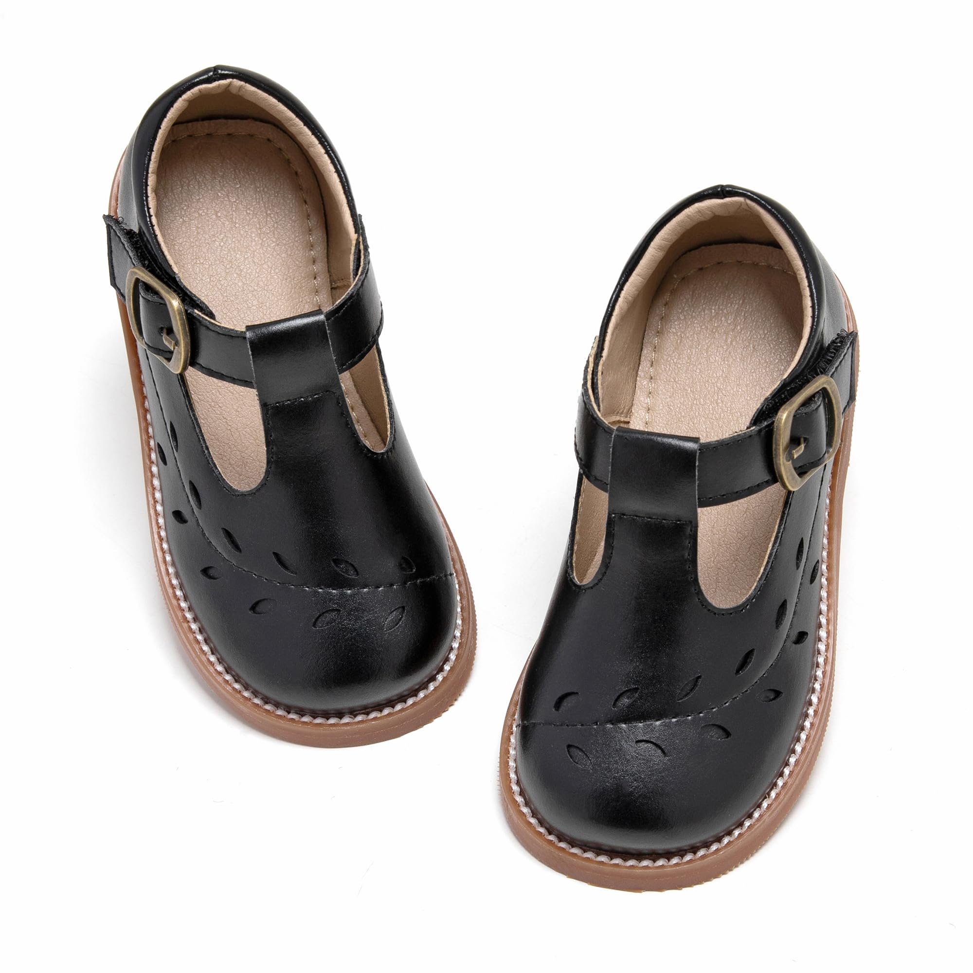 Otter MOMO Toddler Little Girls Oxford Mary Jane School Uniform Dress Shoes