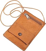 BOCCX Kleiner einfacher Brustbeutel Leder Security Wallet Brusttasche GoBago