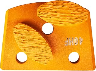 9 Pcs Pro Lavina Diamond Grinding Shoes Soft Bond for Hard Floor (Grit Optional), for Lavina Floor Grinding Machine (40 Grit - 2 Oval Segment S Bond for Hard Floor)