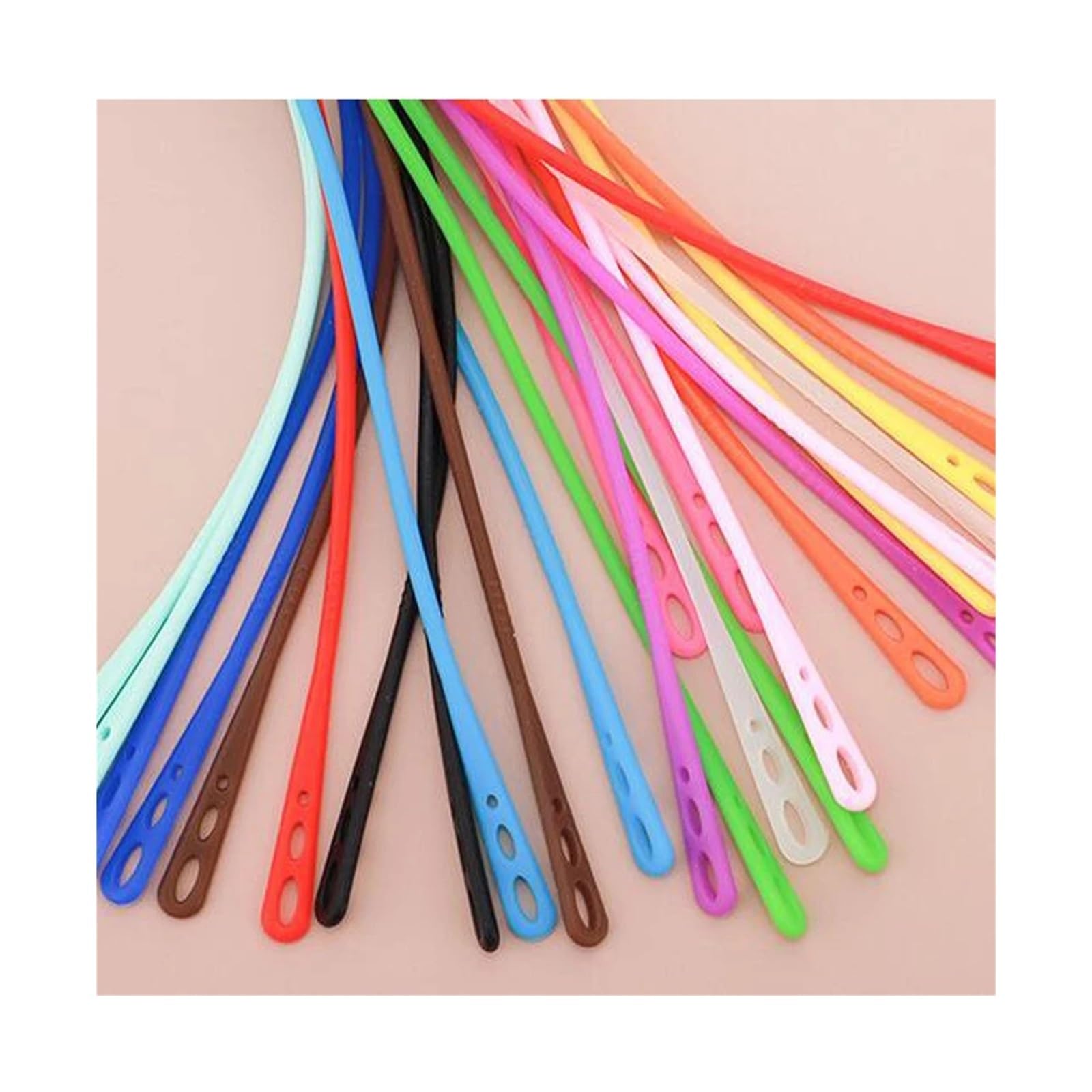 10pcs Silicone Three Hole Glasses Cord Pour Lunettes