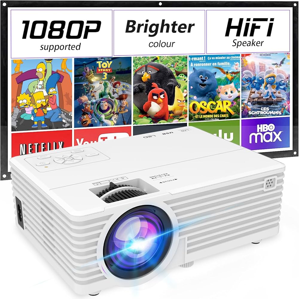 Amazon.com: Mini Video Projector, 1080P Supported, Portable