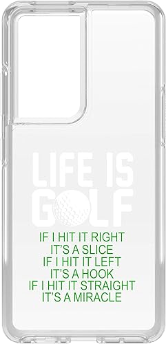 DistinctInk Clear Shockproof Hybrid Case for Samsung Galaxy S21 Ultra (6.8" Screen) - TPU Bumper, Acrylic Back, Tempered Glass Screen Protector -