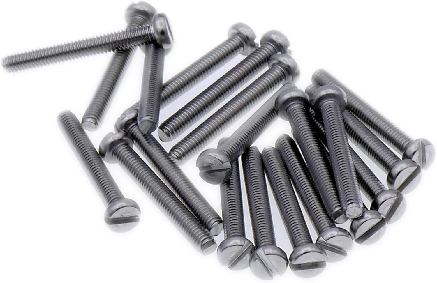 M3 (3mm x 40mm) Slot Cheese Machine Screw (Bolt) - Stainless Steel (A2) (Pack of 20), M3 x 40 - A2 - Image 3