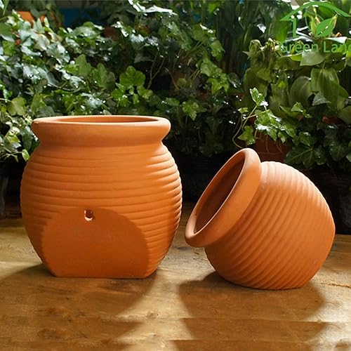 Miniatura 4 de Hanging Planter Plant Container 2pcs Wall Hanging Planter Indoor Small Succulent Pot Porcelain Hanging Basket for Herbs Ferns Ivy Crawling Plants