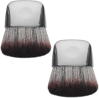 BETOOKY 2pcs Professional Makeup Brush Flat Top Face Blush Liquid Powder Foundation Brush for Blending Liquid, Cream or Powder Cosmetics