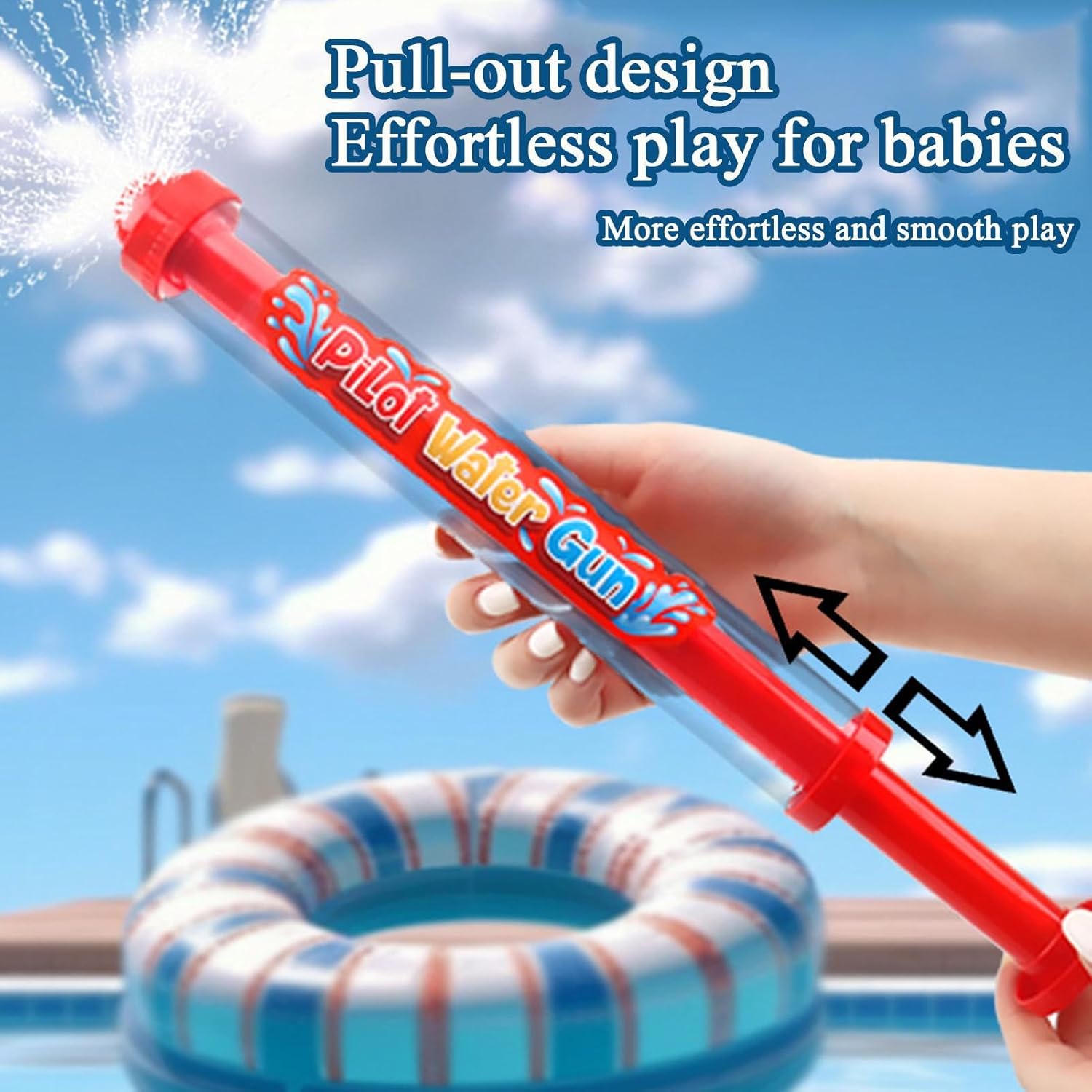 Genérico Firework Water Toy - Extendable Sprinkler Sprinkler Game,Summer Activity for Garden Pool Parties Outdoor Concerts
