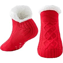 Fuzzy Slipper Socks Women Men, Winter Warm Gifts for Women Mom
