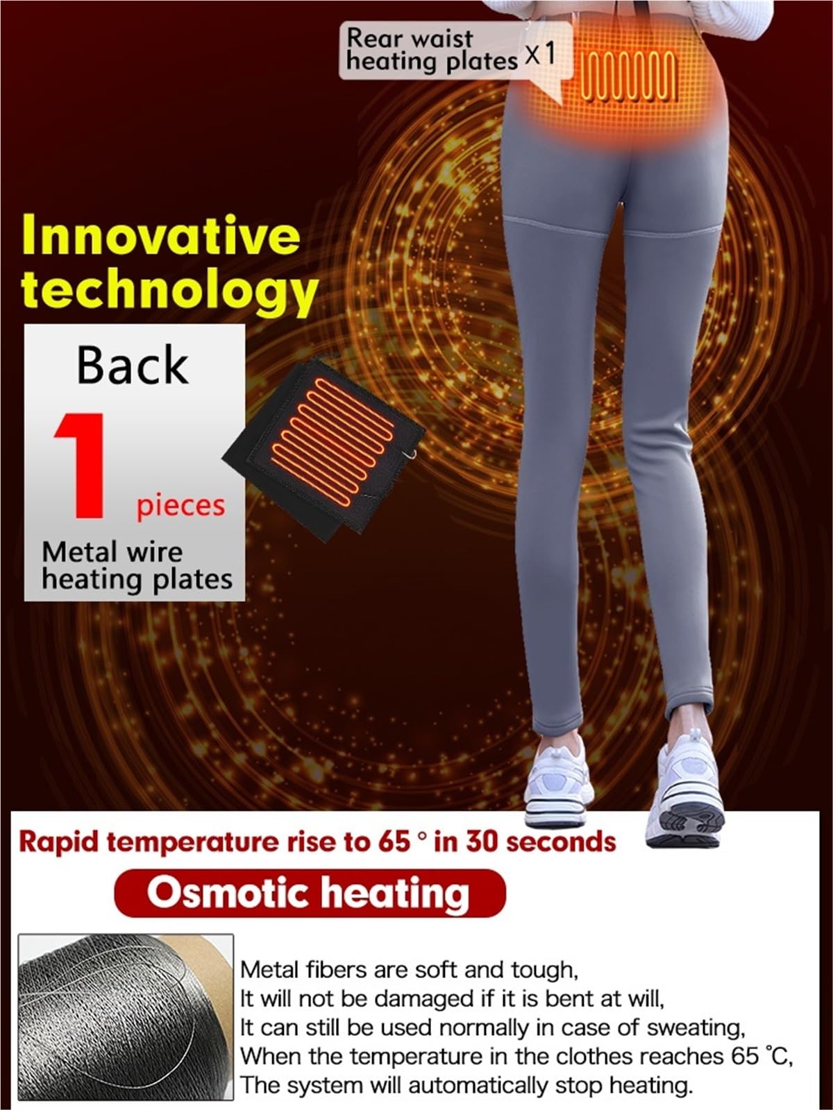 Spodnie Ocieplane Dla Kobiet, Legginsy Z Polaru Softshell Outdoor, Zimowe, Termiczne, Miękkie, Z Wysokim Stanem, Do Uprawiania Narciarstwa Wędrówek Biegania Ćwiczeń Spodnie Dresowe Spodnie Śnieżne