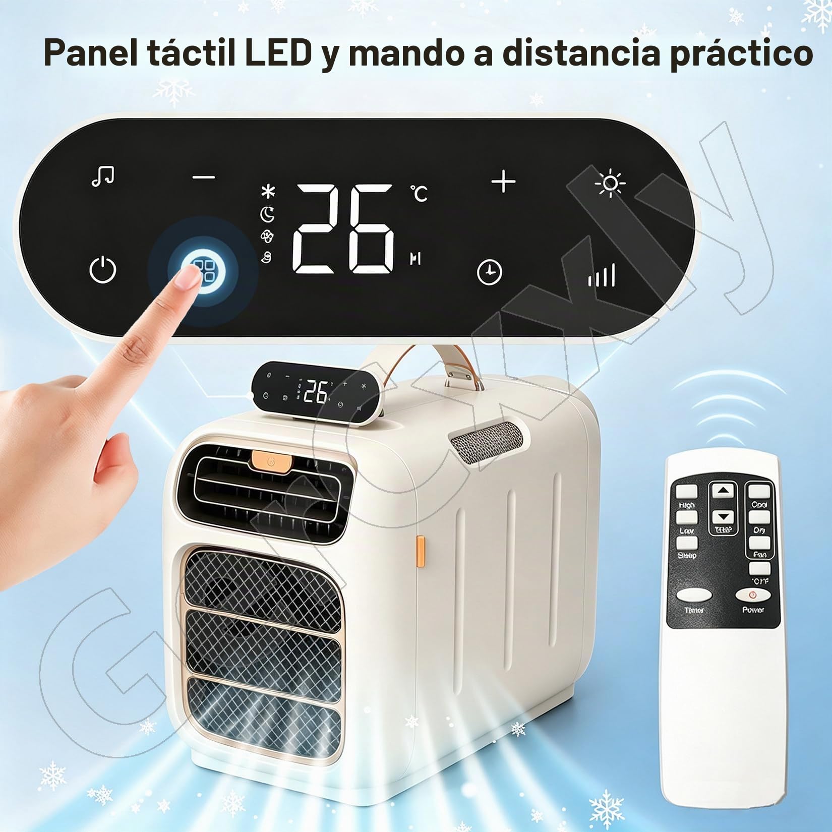 Aire Acondicionado Portatil para Caravana y Camping,4800 BTU SingleCool