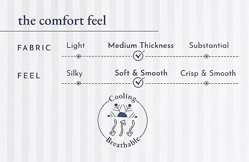 Miniatura 3 de Mary's Collection Protectores de almohada 100% algodón con cremallera, tamaño estándar, 2 unidades, 500 TC, certificado Oeko-Tex