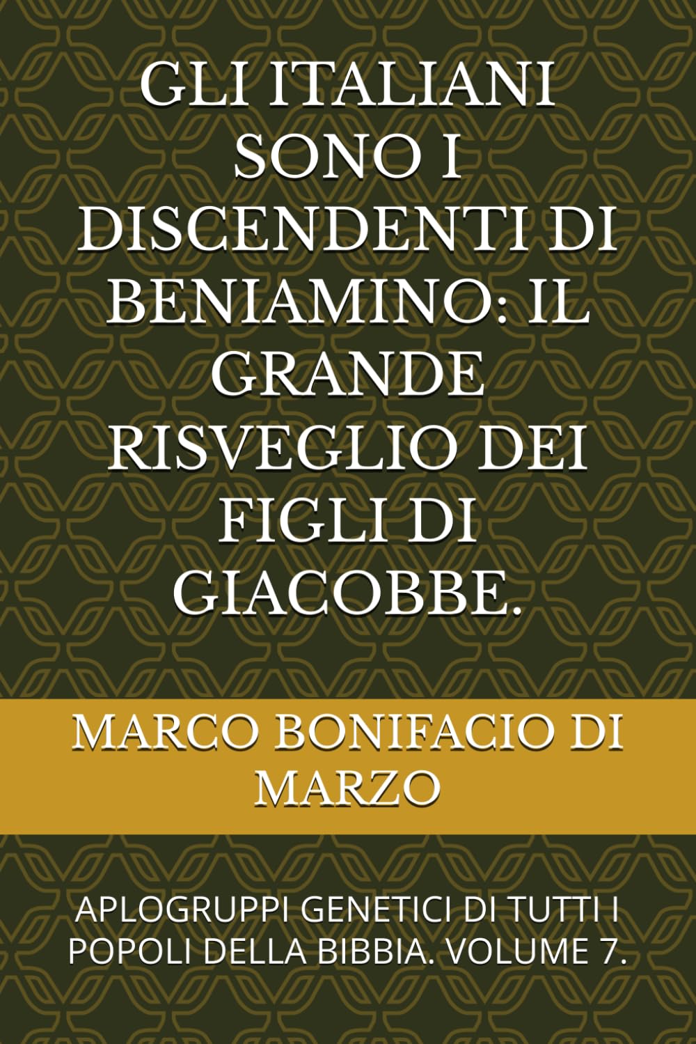 GLI ITALIANI SONO I DISCENDENTI DI BENIAMINO: IL GRANDE RISVEGLIO DEI FIGLI DI GIACOBBE.: APLOGRUPPI GENETICI DI TUTTI I POPOLI DELLA BIBBIA. VOLUME 7.