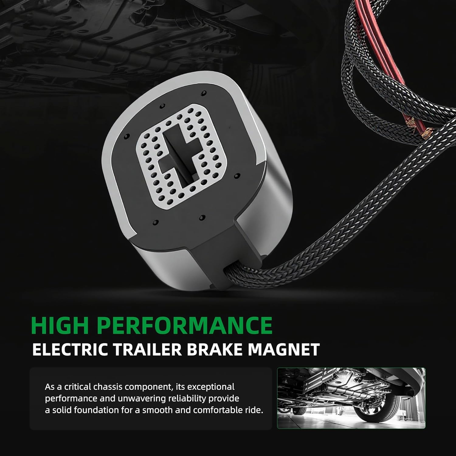 12-1/4"x3-3/8 Electric Trailer Brake Magnet (Set of 2) Fit for 9K-10K Trailer Axles, Replacement for 21026 K71-376-00