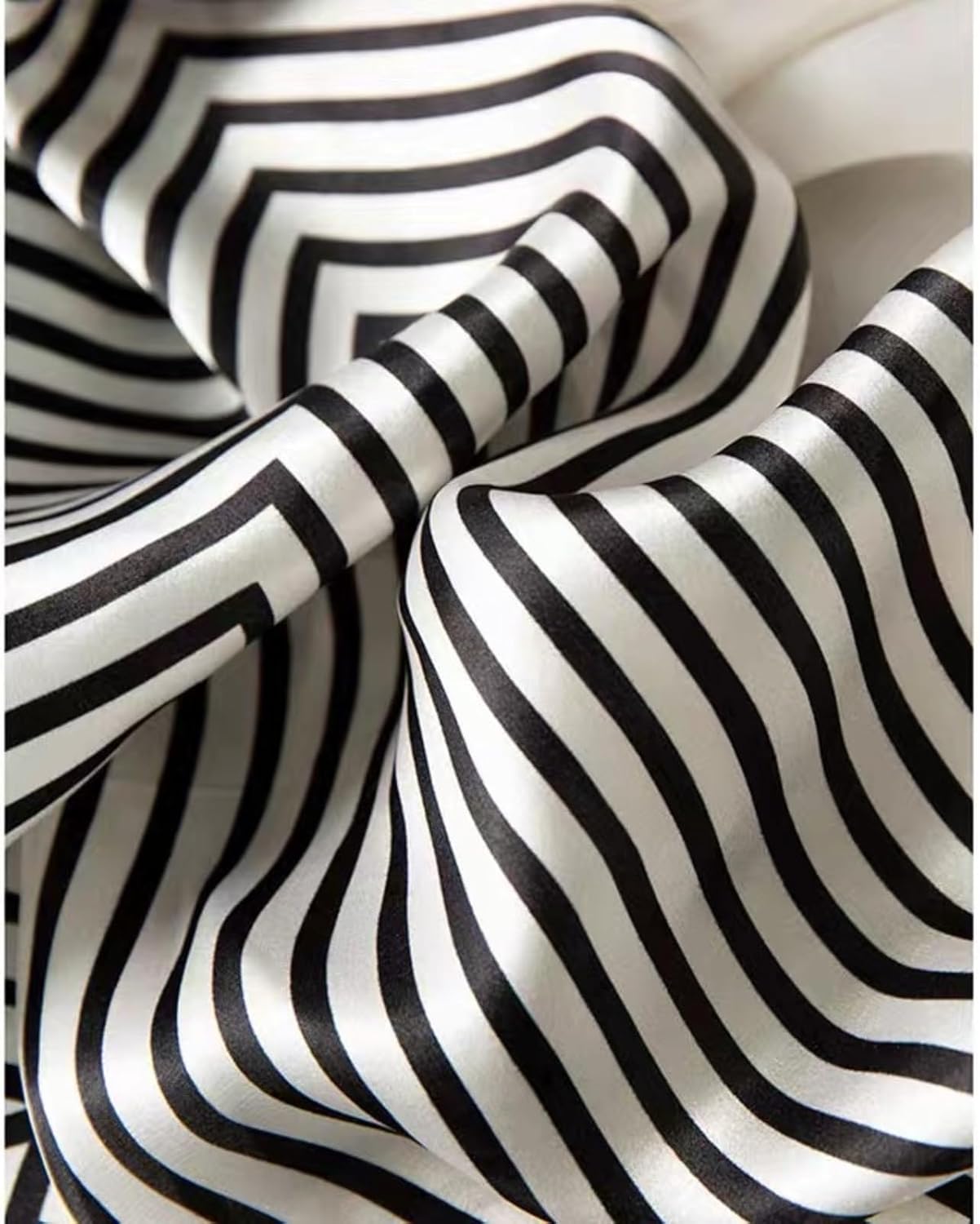 PoeticEHome 100% Pure Mulberry Silk Square Scarf 27"x27" Women Neckerchief Headscarf Gift Packed - Image 3