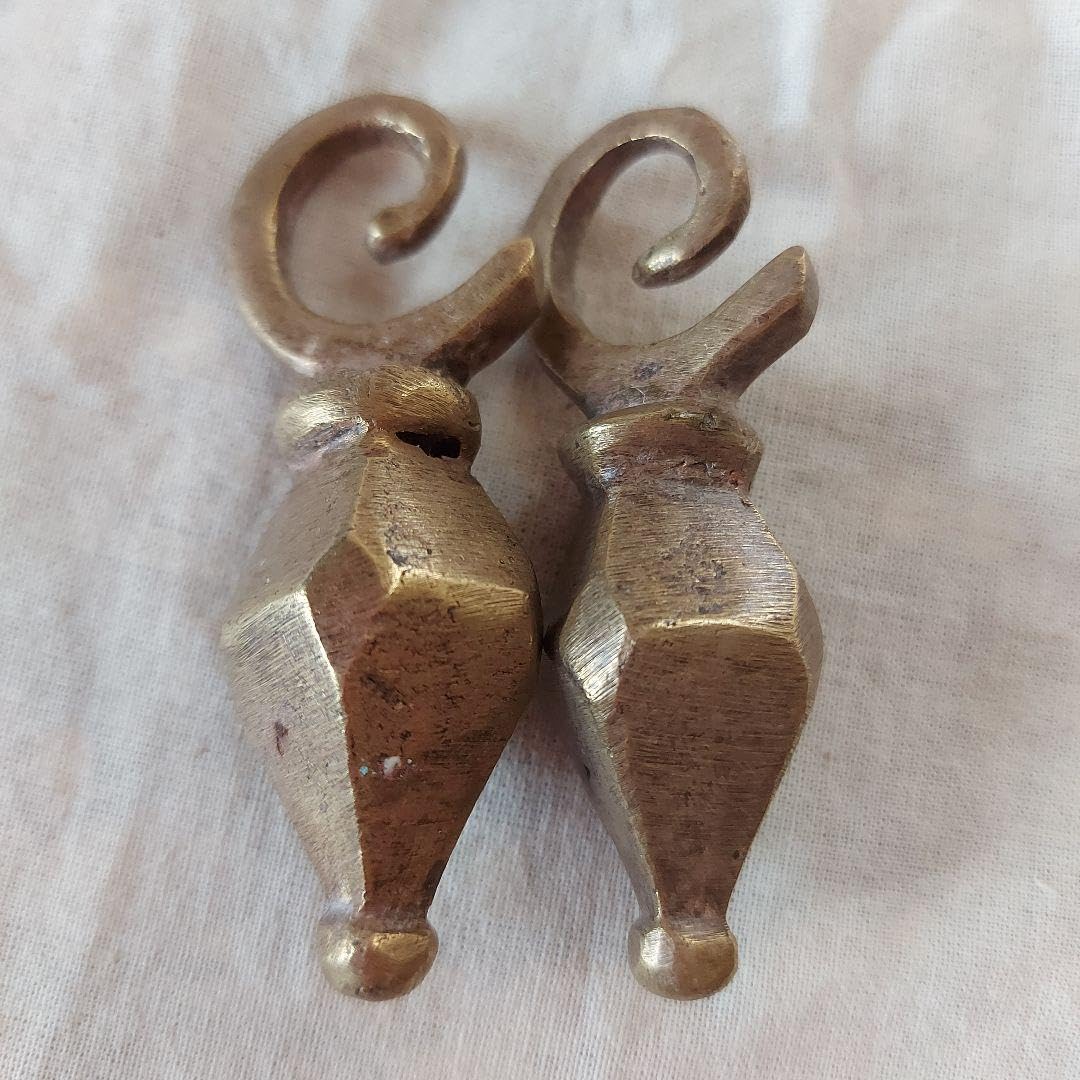 Amazon.co.jp: Orang ulu イヤリング 真鍮 アンティーク 部族