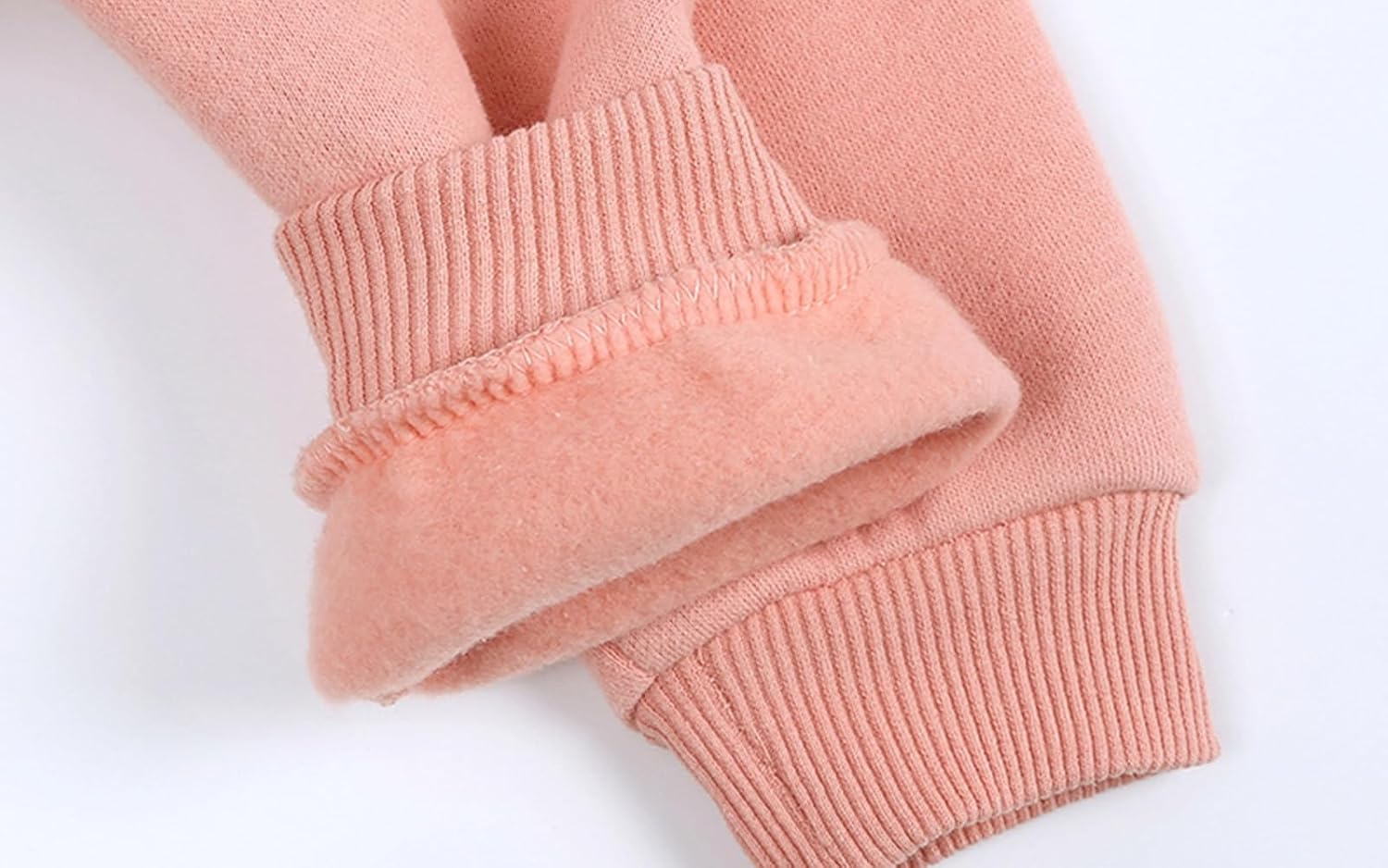 Mud Kingdom Girls Boys Fleece Sweatshirt Pullover Solid Color brushed Crewneck - Image 6