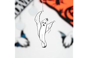 Stunning Ghost Suncatcher for Halloween Ambiance