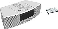 Bose Wave Radio/CD Player AWRC-1P White (Renewed) - Rich Bass, Stereo Sound, Alexa & Bluetooth Ready