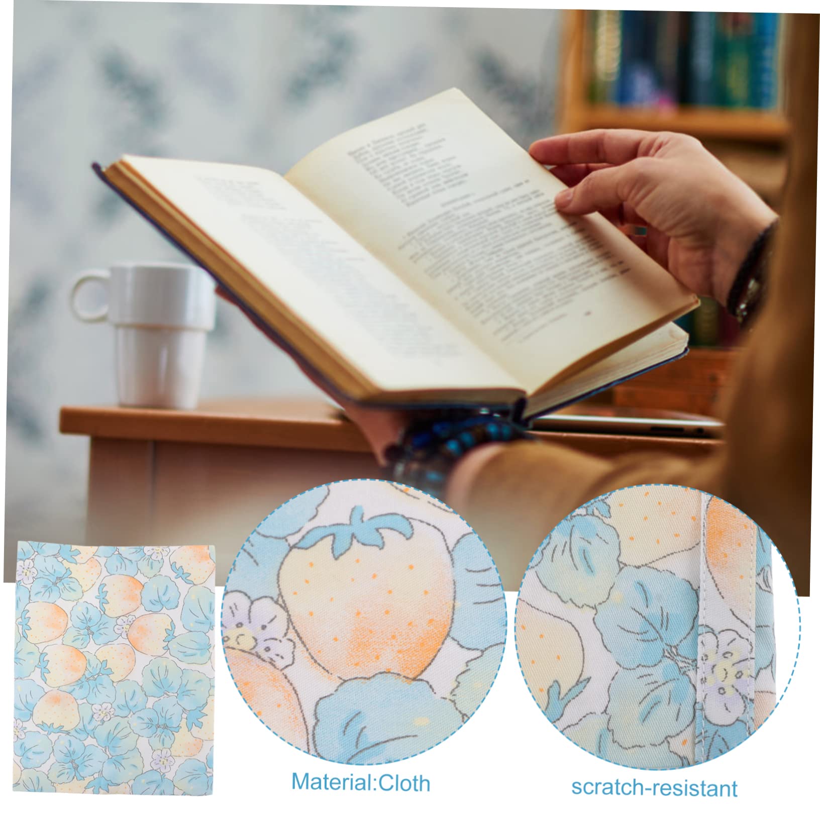 Ciieeo 5 Piezas Tapa Del Libro Cubiertas De Libros Para Tapa Dura Funda Protectora De Libro Protector De Libros Funda Protectora Para Libros De Texto Tela Libro Decorativo A5 De Tapa Dura