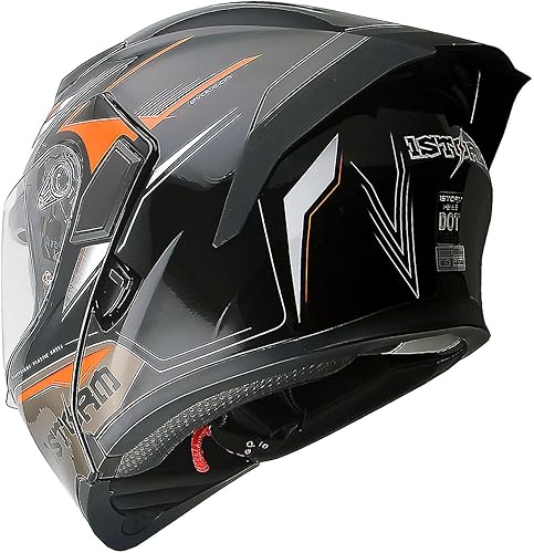 Miniatura 34 de 1Storm Motorcycle Modular Full Face Helmet Flip up Dual Visor Sun Shield: HB89 Arrow Pink Arrow Pink,Arrow Blue,Arrow Green,Arrow Orange,Arrow