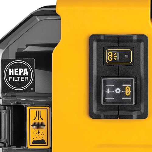Miniatura 3 de DEWALT DWH161N-XJ Aspirador de Sólidos XR 18V sin cargadorbatería, NegroAmarillo
