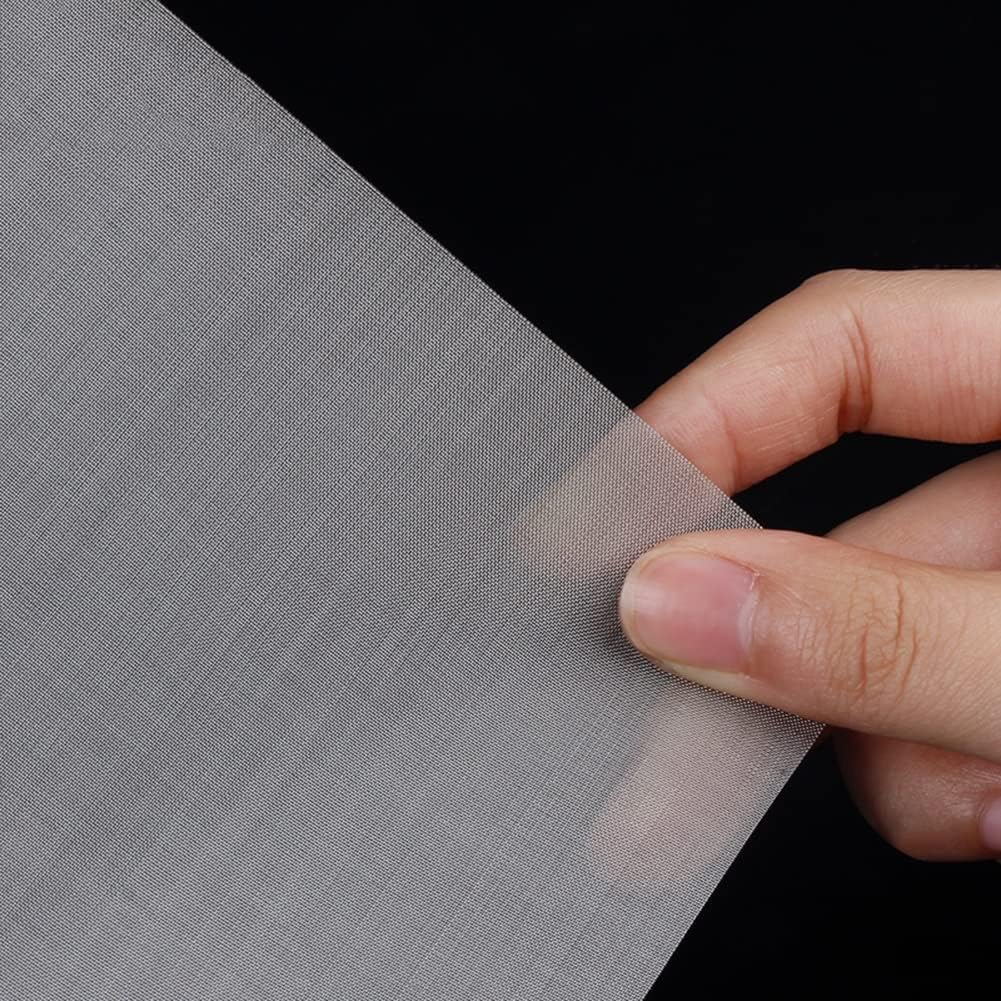 Malla de alambre de acero 304 inless 80 malla fina para puertas y puertas ct Protect (plata, 1 x 5 m)