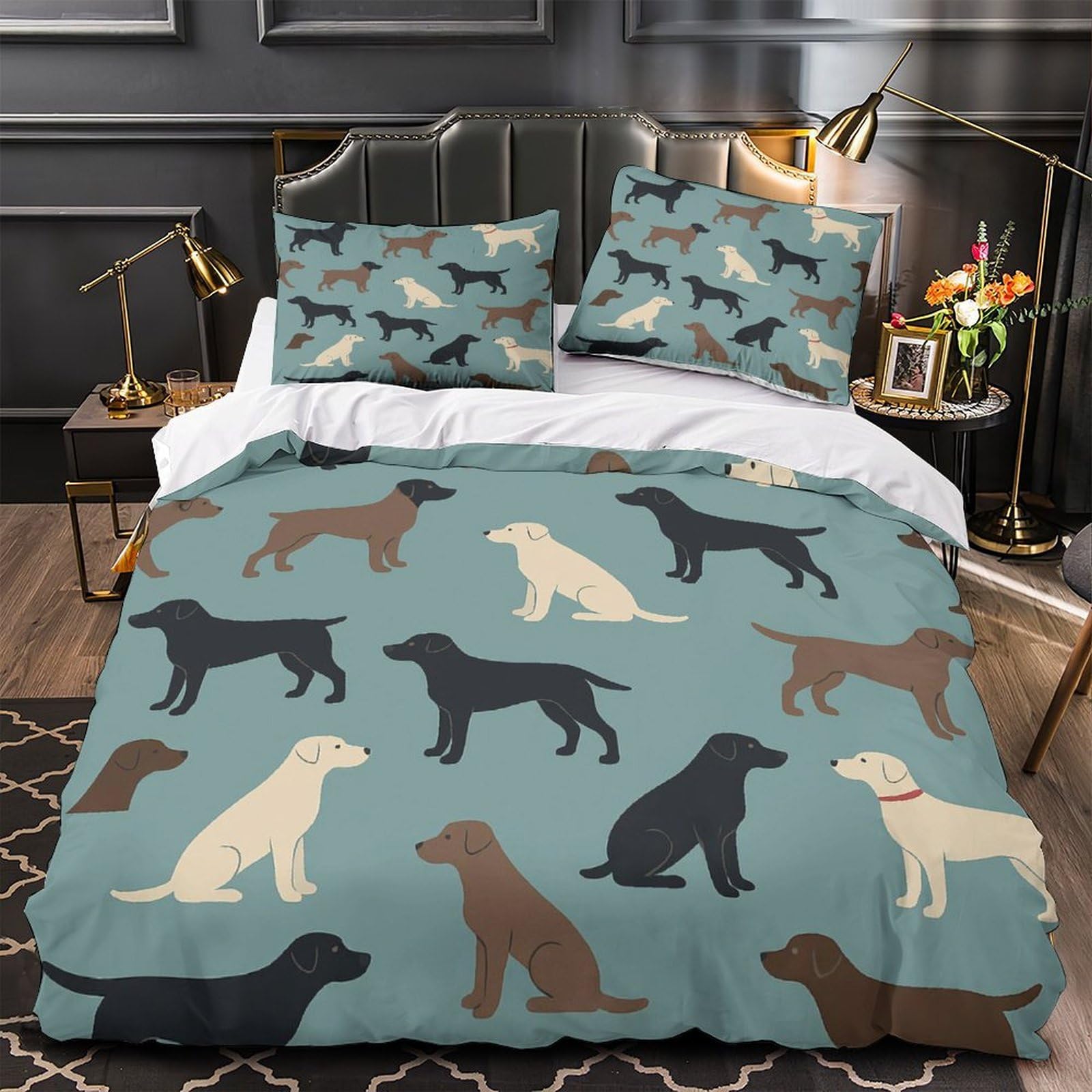 Housse de couette aquarelle koï idée cadeau originale pour lit double