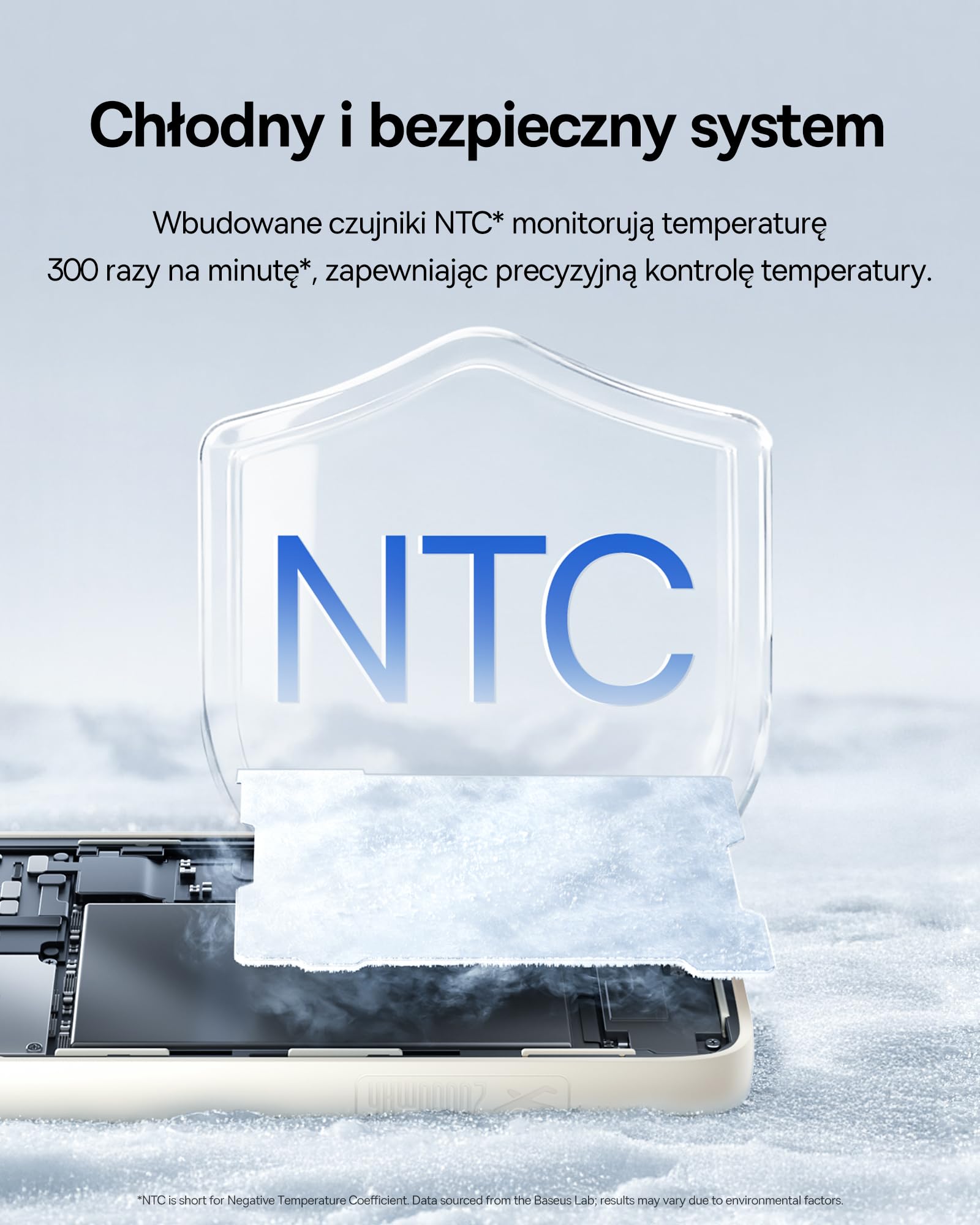 Baseus FC11 Power Bank 45 W 20000 mAh przenośna ładowarka z podwójnym wbudowanym kablem, mały powerbank CCC z inteligentnym wyświetlaczem, zwijany kabel, akumulator do iPhone'a 17/16, iPada, laptopa