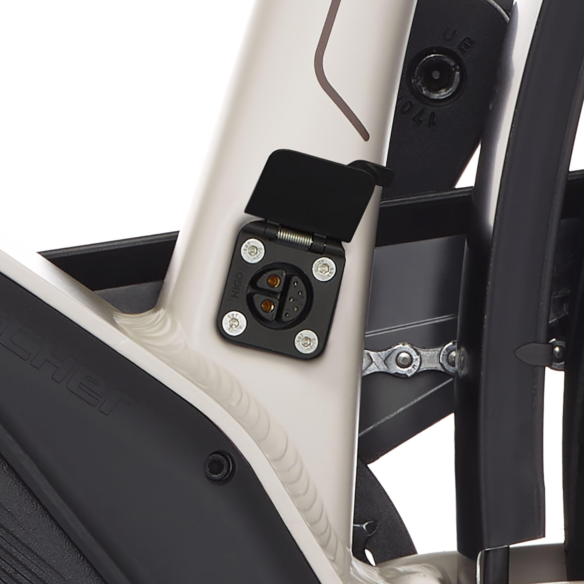 Fischer E-Bike Trekking VIATOR 7.0i, Elektrofahrrad für Damen und Herren, Mittelmotor 70 Nm, 36 V Akku, zementgreige matt