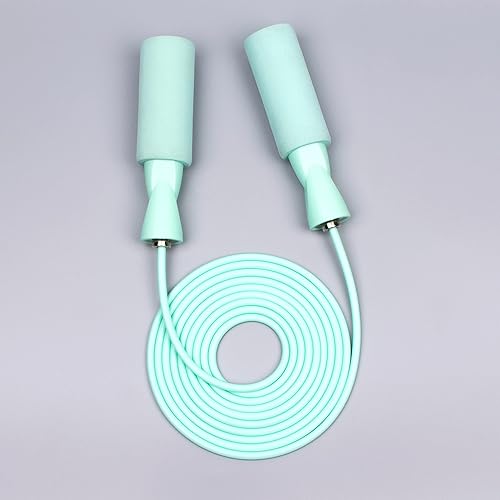 Miniatura 5 de Cuerda de saltar para fitness, cuerda ajustable para hombres, mujeres y niños, ideal para entrenamientos cardiovasculares y de entrenamiento