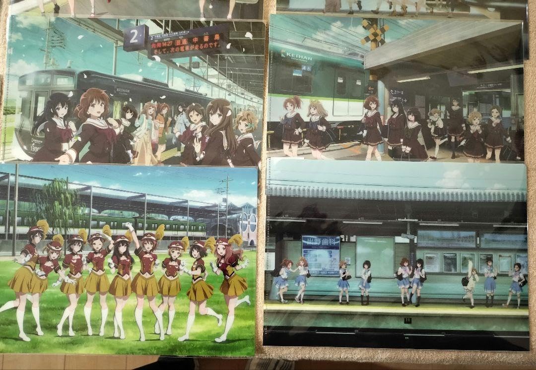 全8種セット　京阪電車 響け！ユーフォニアム 思い出アルバム クリアファイル 全8種セット 京阪電車 響け！ユーフォニアム 思い出アルバム