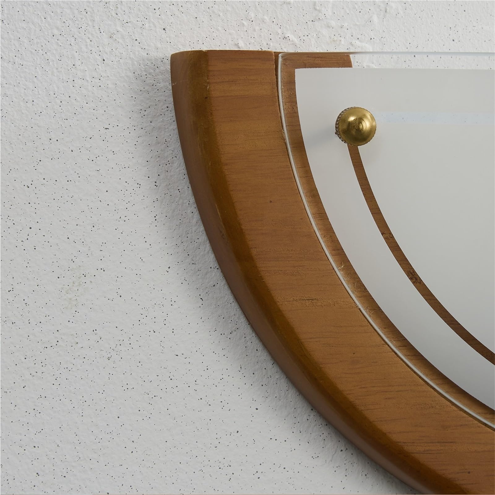 Apliques de pared Lámpara de espejo retro color nogal for entrada, pasillo, dormitorio, mesita noche