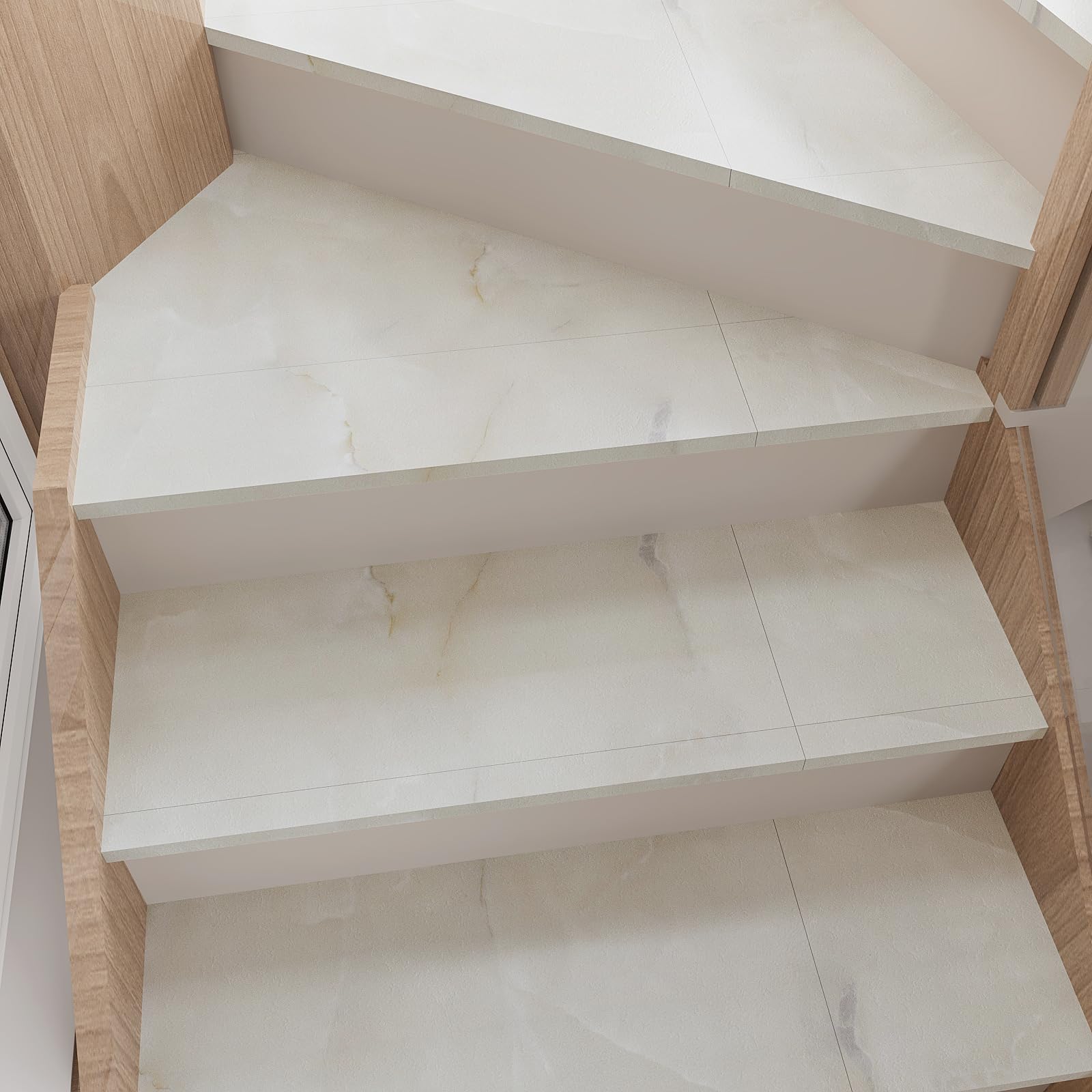 VEELIKE Suelo Vinilo Efecto Marmol Beige Vinilo Suelo Autoadhesivo Baño Impermeable Vinilos Cocina Azulejos Suelos de Vinilo Adhesivos para Suelos Comedor Vinilo Suelo Dormitorio 60cmx30cm 24 Piezas
