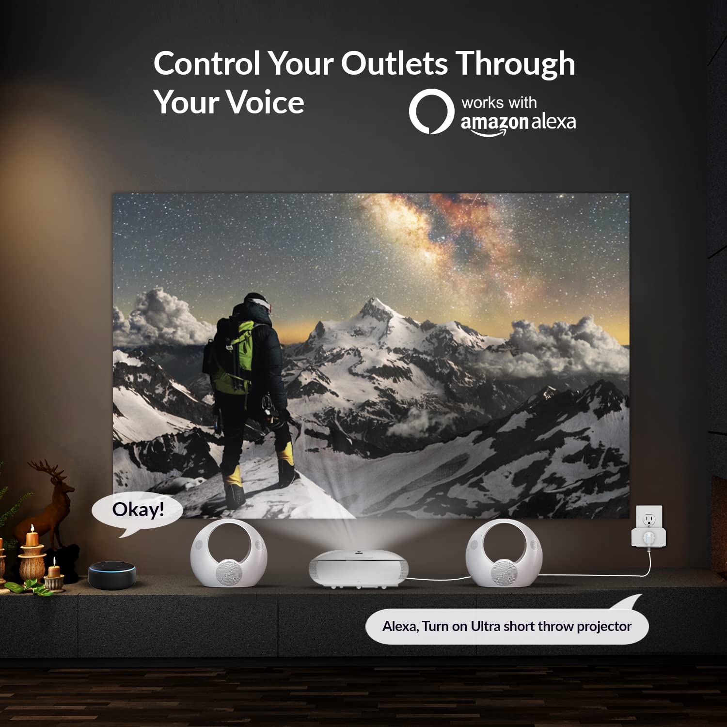 WBM Smart WiFi Socket Voice and App Control Plug White — view 4