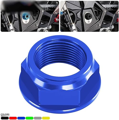 Miniatura 2 de TCHAU Kits de carrocería para motocicleta eje trasero tuerca tornillo para Yamaha R1 2004-2018 2017 2016 2015 2014 2013 2012 2011 R6 2006-2017 2016