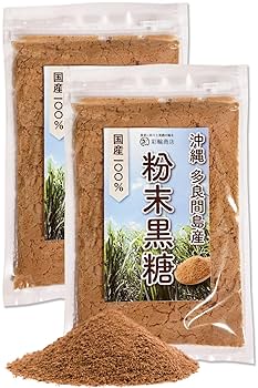 Amazon.co.jp: 彩輪商店 粉末黒糖 さとうきび100% 純黒糖 無添加
