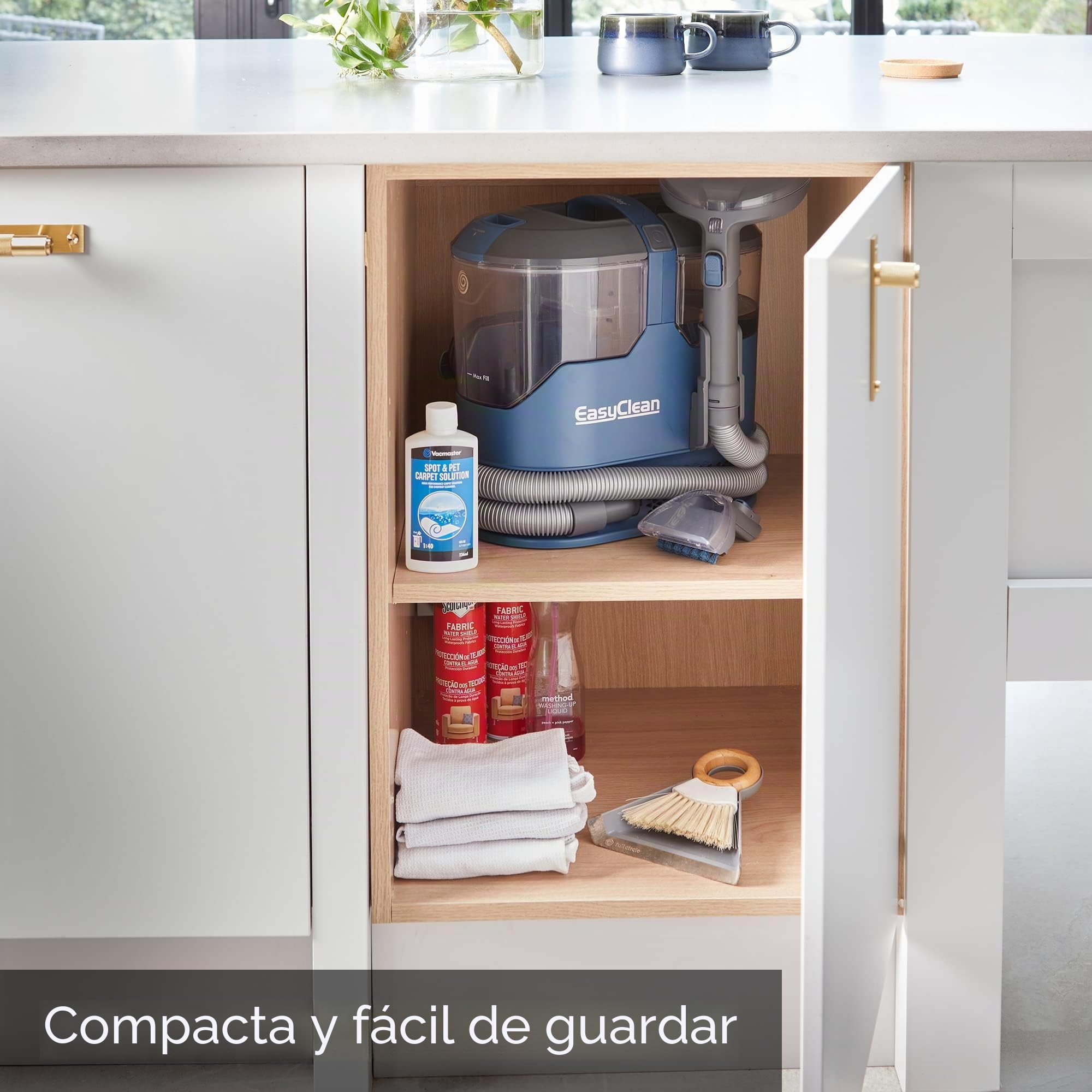 Vacmaster SCA0801 Aspirador de alfombras Limpiador de Manchas Multisuperficie para Alfombras, Moquetas, Tapicería, Escaleras y Coche | Incluye fórmula y accesorios 800 W