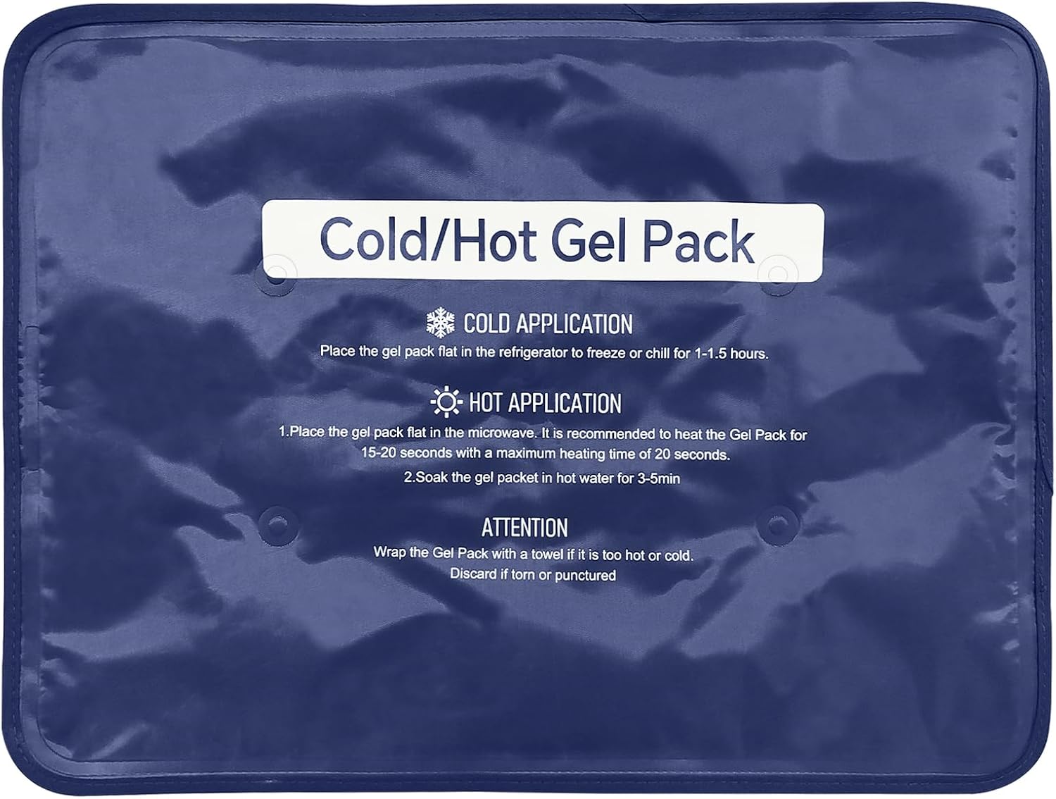Reusable Gel Soft Ice Packs for Injuries, Flexible Hot and Cold Packs Bag for Knees, Back, Face, Joint & Muscle Pain Relief (Large 11.81″x 15.75″)