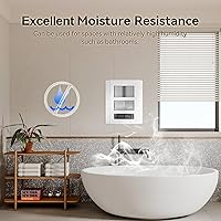 Vista 6 de Electric Wall Heater for Indoor Use, 120V Wall Heater with Thermostat and Remote, 3 Heating Modes, 9H Timer, Child Lock, Overheat Protection