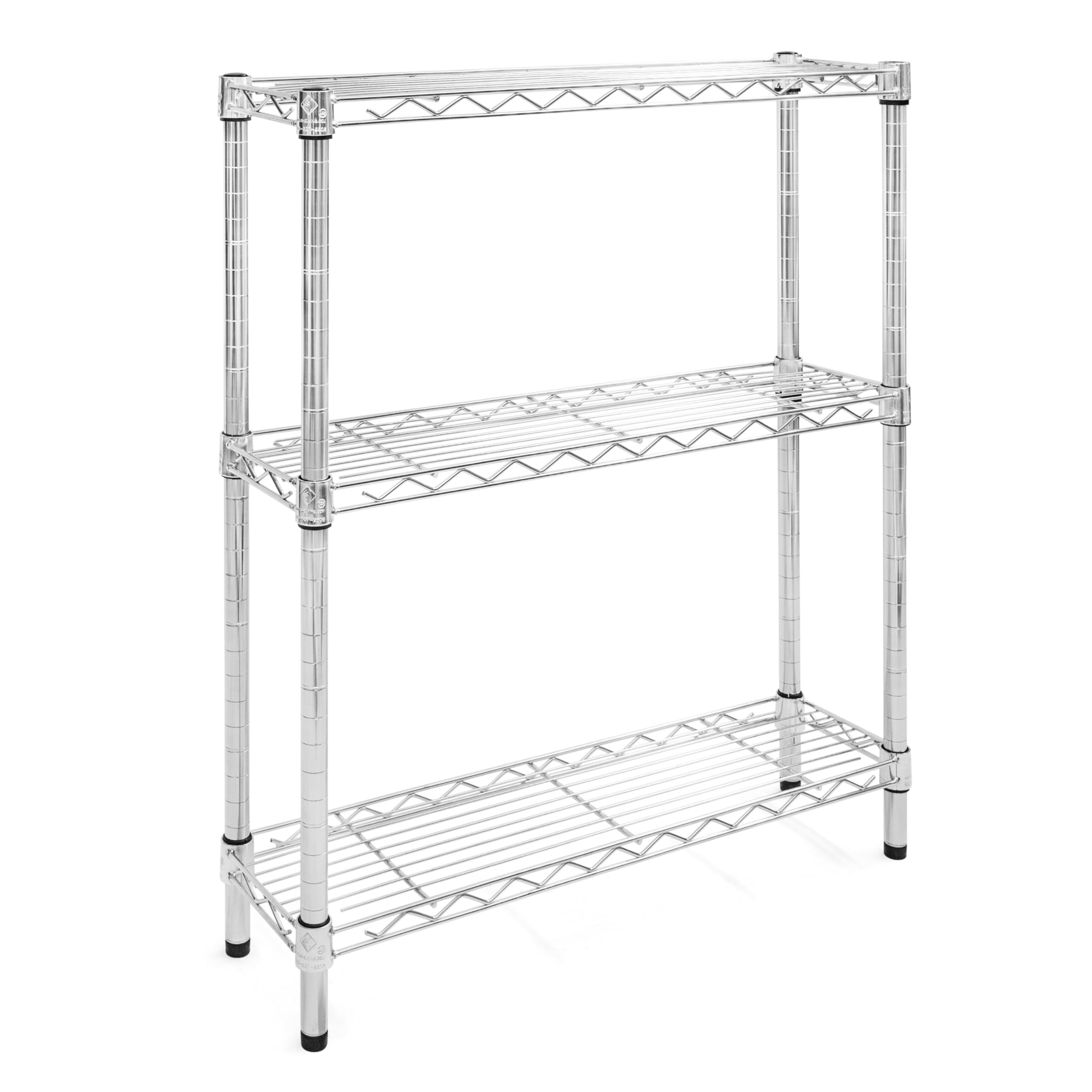 Shelving Inc. 30x8x34 Chrome Wire Shelf