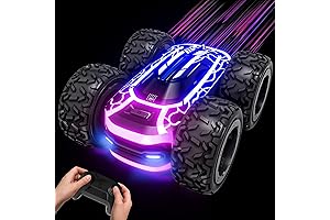 FLYMEVAC 360 Degree Rotating Double Side Stunt RC Cars for Boys and Girls