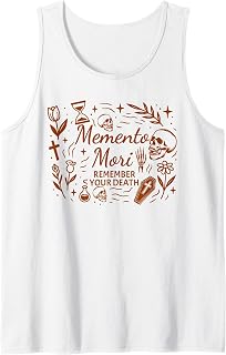 Memento Mori Remember Your Death Gothic Dark Academia Tank Top