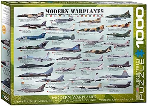 EuroGraphics - Puzzle 1000 piezas diseño de aviones de guerra