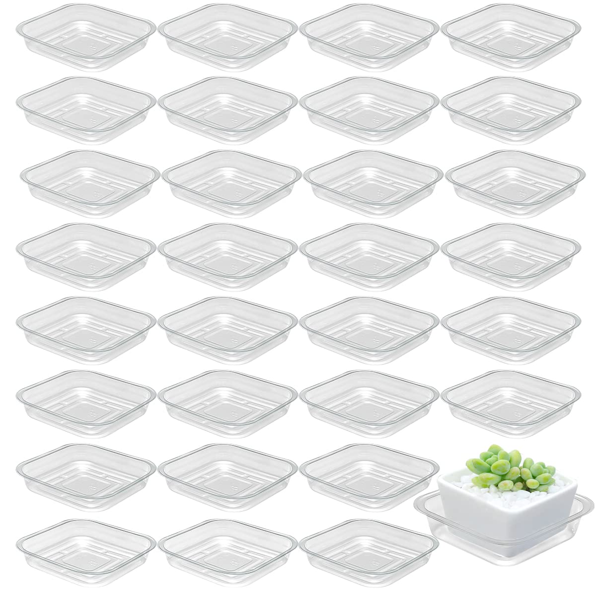 15-teiliges Pflanzen-Untersetzer-Set – 15, 20, 25 Cm, Schwarz, Kunststoff, Für Drinnen & Draußen