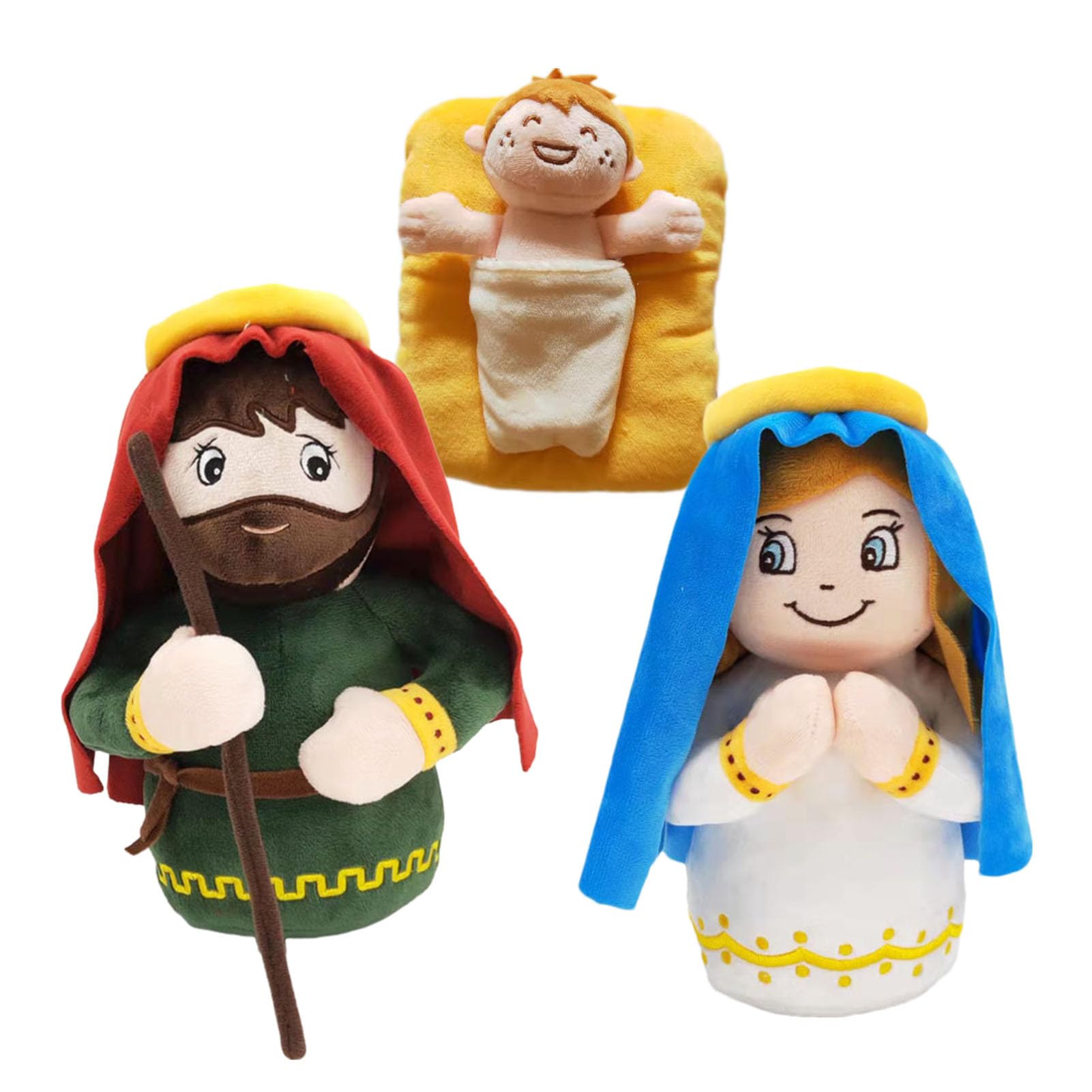 Muñeco De Peluche De Jesús | Juguete Suave Y Decorativo De Dibujos Animados Para Niños Y Adultos | Ideal Para Dormitorio, Sofá O Viaje