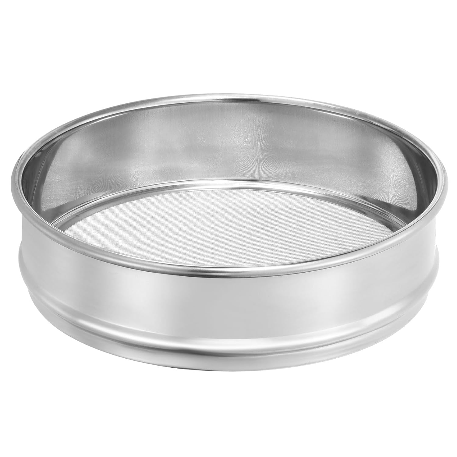 PATIKIL 24 Mesh Lab Sieve, 8" Diameter Test Sieve 304 Stainless Steel Wire Cloth (0.8mm) for Industrial Laboratory