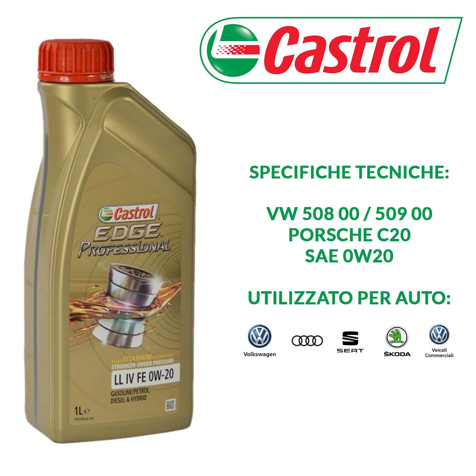Castrol Edge Professional LL IV FE 0W-20 VW 00 508, 509 00 Engine