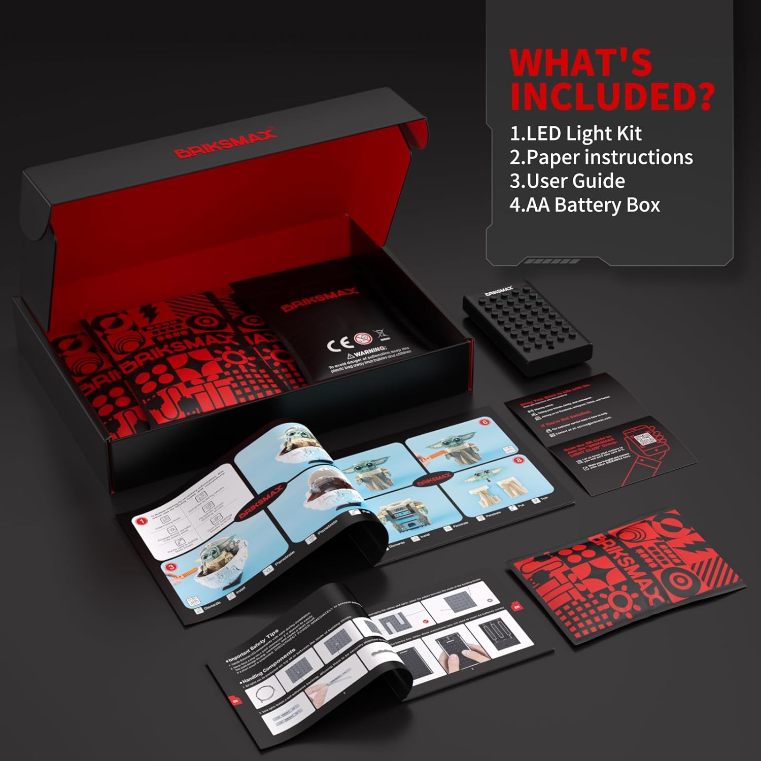 BRIKSMAX 2.0 Light Kit for Lego-75403 Grogu with Hover Pram -Innovative Led Lighting Kit Compatible with Lego Star Wars Building Set - Not Included Lego Set