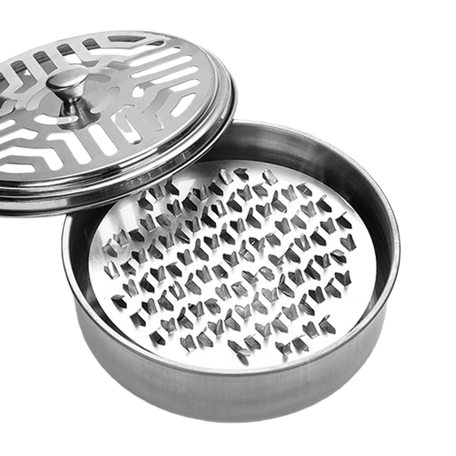 Round Mosquitoes Coil Holder Case with Lid Incenses Holder Outdoor Fragrances Incenses Case Mosquitoes Burners Box Camping Rack
