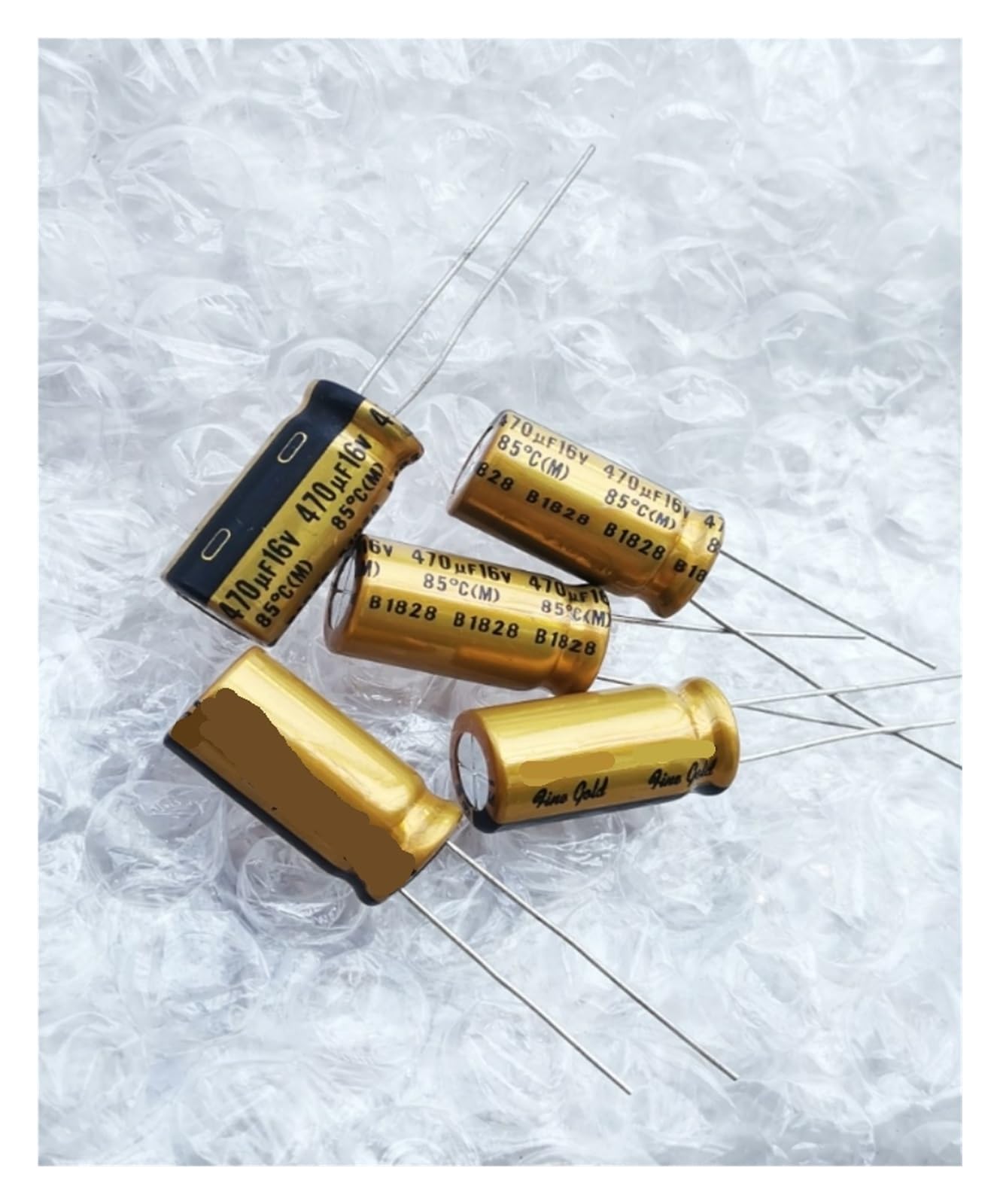 LEOTNNDQ 16V470UF 470UF/16V copper foot electrolytic capacitors 10pcs